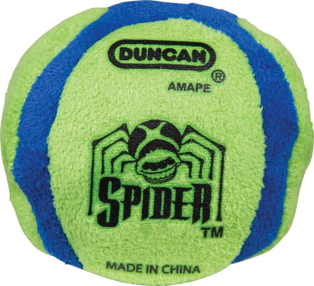 🔥Duncan Footbag Hacky Sack Spider 6-Panel Green/Blue BNWT🔥